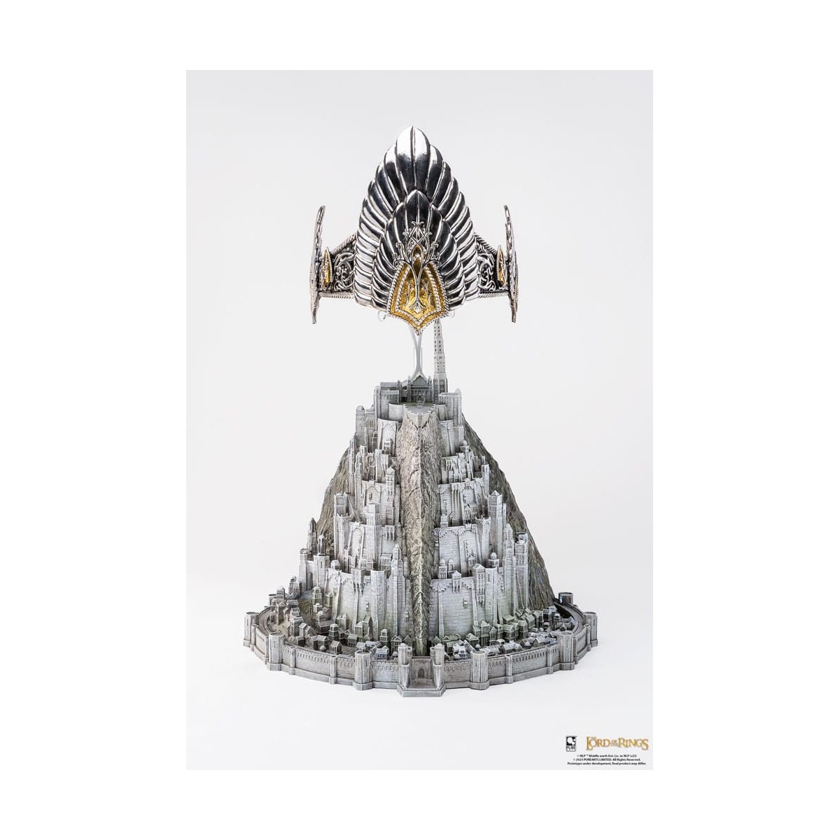 Pure Arts LOTR Corona de Gondor Estatua Máscara Artística a Escala 1:1 - El Señor de los Anillos El Retorno del Rey