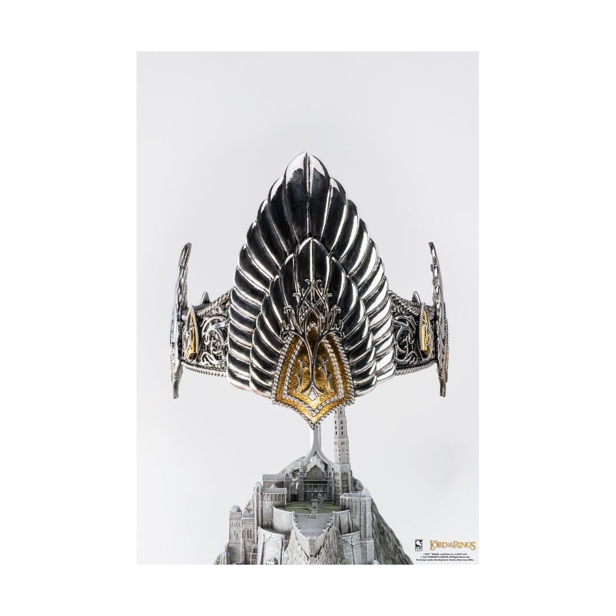 Pure Arts LOTR Corona de Gondor Estatua Máscara Artística a Escala 1:1 - El Señor de los Anillos El Retorno del Rey