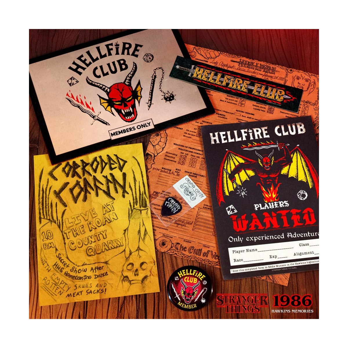 Doctor Collector - Stranger Things Hawkins Memories Kit Vecna's Course Edición Limitada