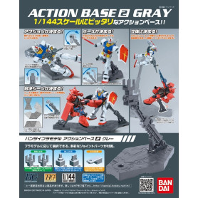 Bandai - Gunpla - Gundam Acción Base 1 Gris
