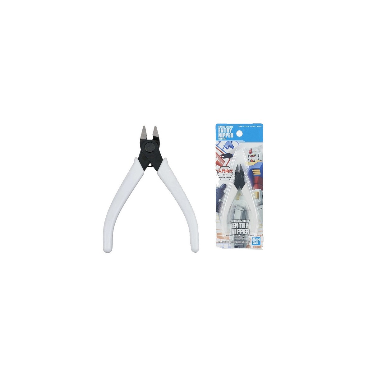 Bandai - Gunpla - Alicates de corte para Gundam Entry Nipper - Blanco