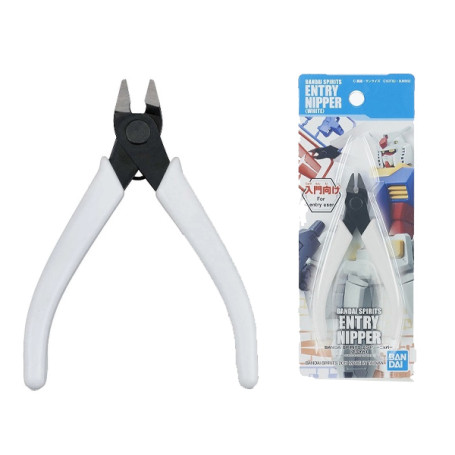 Bandai - Gunpla - Alicates de corte para Gundam Entry Nipper - Blanco