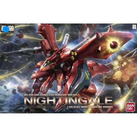 Bandai - Gunpla - Gundam 1/100 RE/100 - Msn-04 II Nightingale - Mobile Suit Gundam : Contraataque de Char