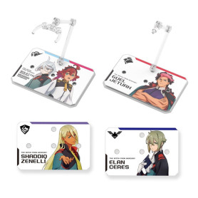Bandai - Gunpla - Gundam Action Base 6 Clear - Mobile Suit Gundam Witch From Mercury Juego de pegatinas