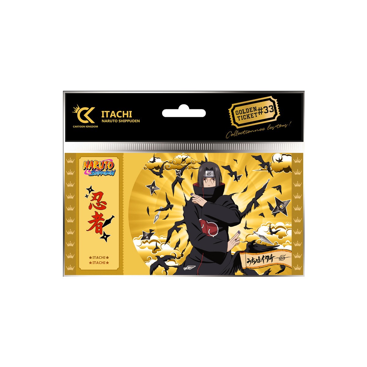 Cartoon Kingdom - Pack de 5 Golden Ticket Naruto Shipudden (vol. 29 a 33)