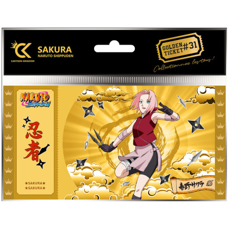 Cartoon Kingdom - Pack de 5 Golden Ticket Naruto Shipudden (vol. 29 a 33)