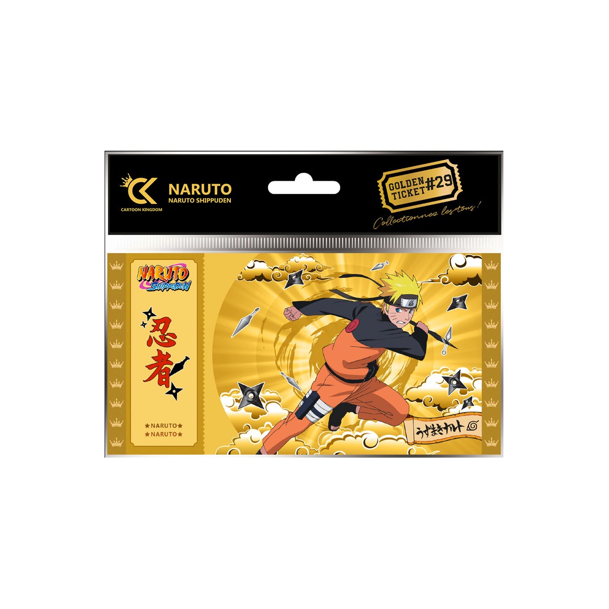 Cartoon Kingdom - Pack de 5 Golden Ticket Naruto Shipudden (vol. 29 a 33)