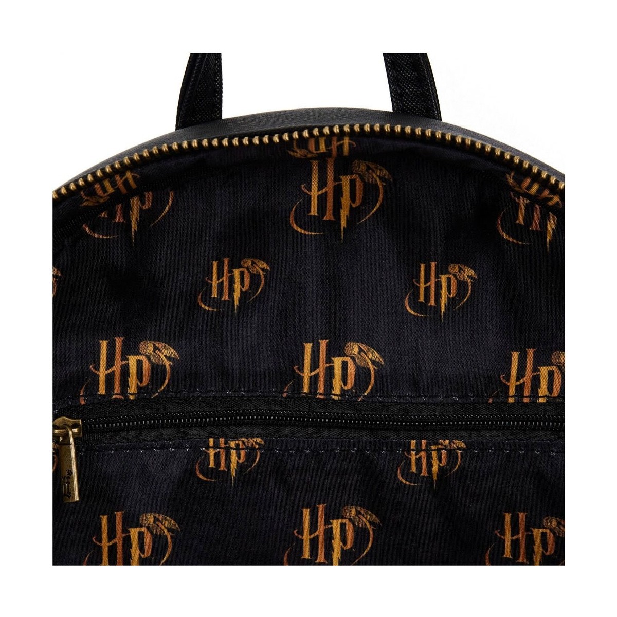 Harry Potter - Mini Mochila Loungefly Trilogy triple bolsillo