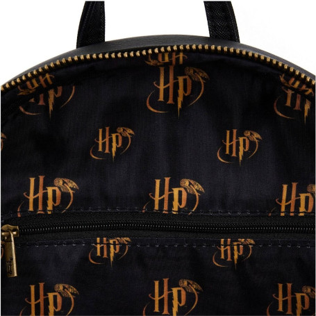 Harry Potter - Mini Mochila Loungefly Trilogy triple bolsillo