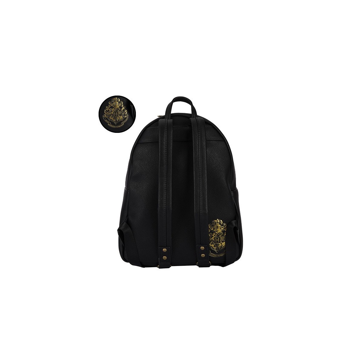 Harry Potter - Mini Mochila Loungefly Trilogy triple bolsillo