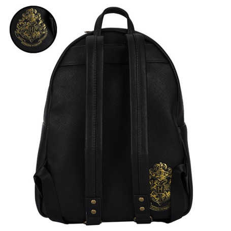 Harry Potter - Mini Mochila Loungefly Trilogy triple bolsillo