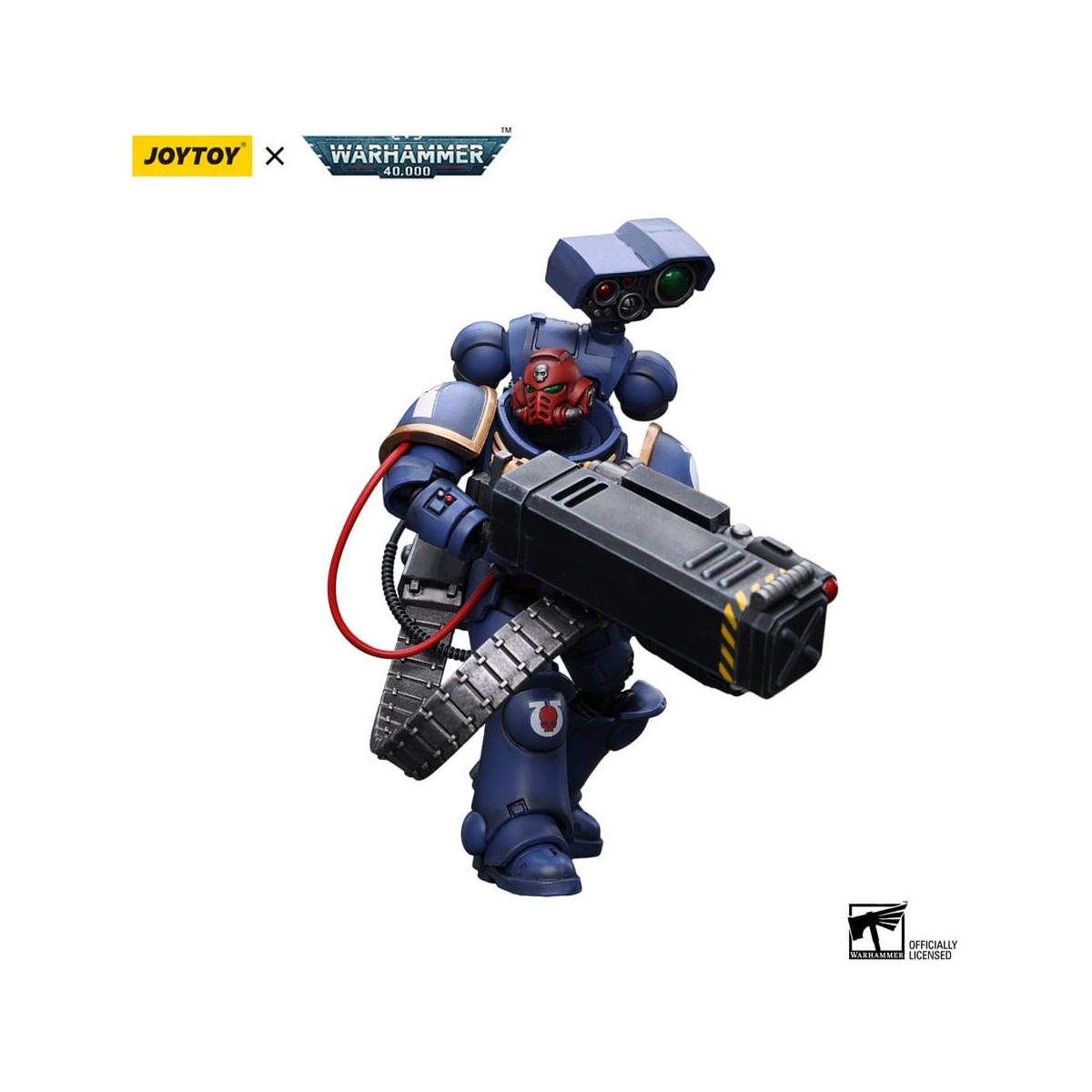 JoyToy Marines Espaciales - Ultramarines - Sargento de la Desolación con Lanzador Vengor 1/18