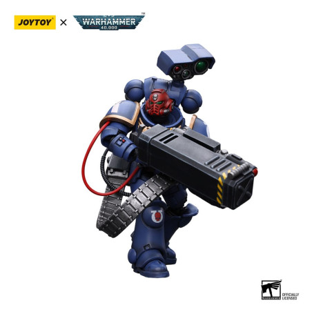 JoyToy Marines Espaciales - Ultramarines - Sargento de la Desolación con Lanzador Vengor 1/18