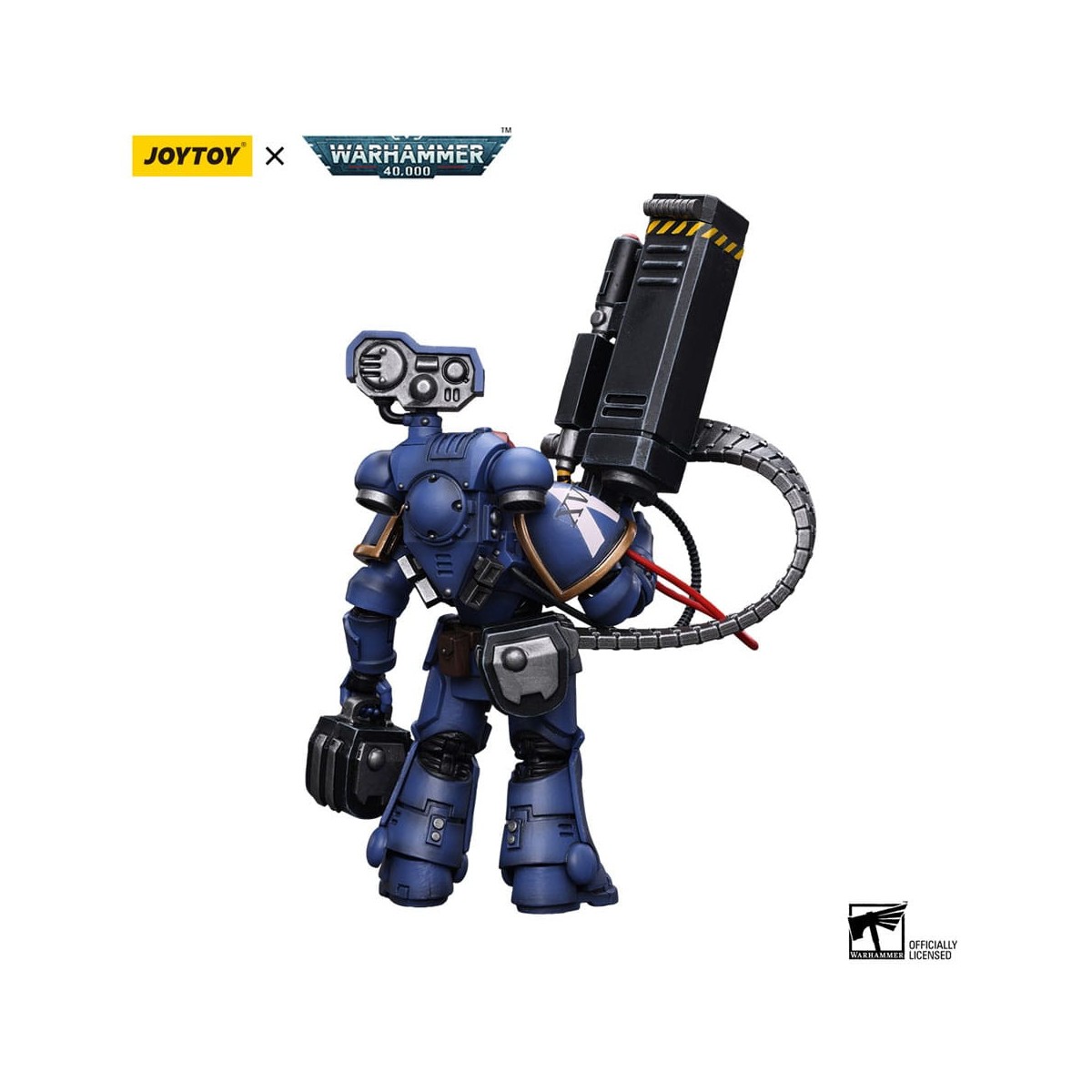 JoyToy Marines Espaciales - Ultramarines - Sargento de la Desolación con Lanzador Vengor 1/18