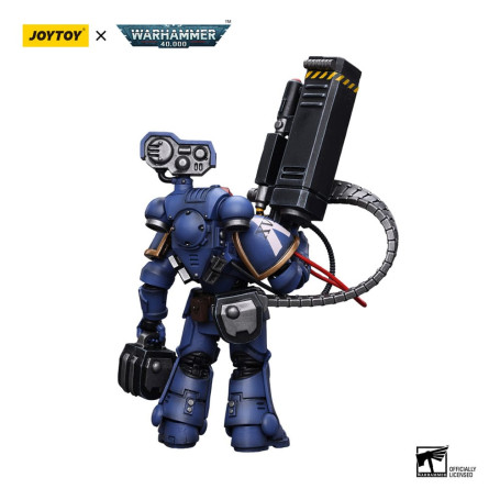 JoyToy Marines Espaciales - Ultramarines - Sargento de la Desolación con Lanzador Vengor 1/18