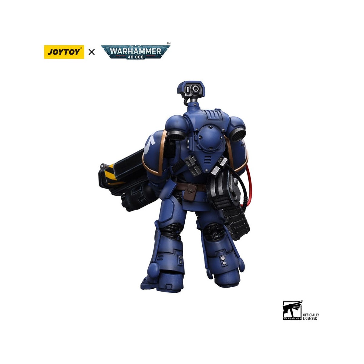 JoyToy Space Marines - Ultramarines - Marine de la Desolación con Lanzador Castellan (Superkrak) 1/18