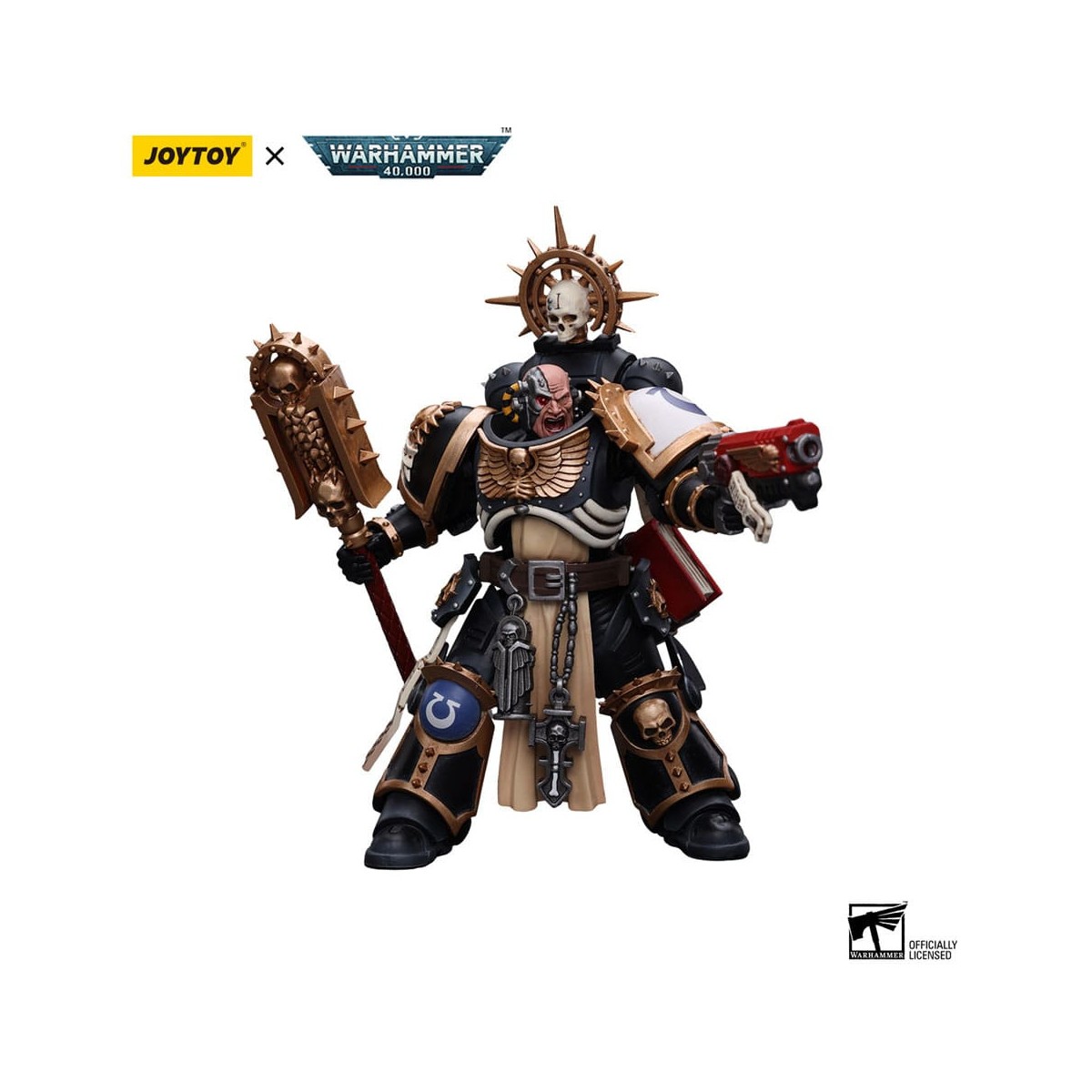 JoyToy Marines Espaciales - Ultramarines - Capellán (Indomitus) 1/18