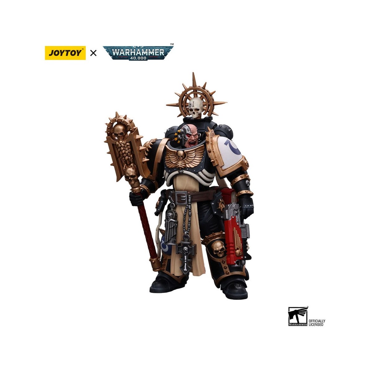 JoyToy Marines Espaciales - Ultramarines - Capellán (Indomitus) 1/18