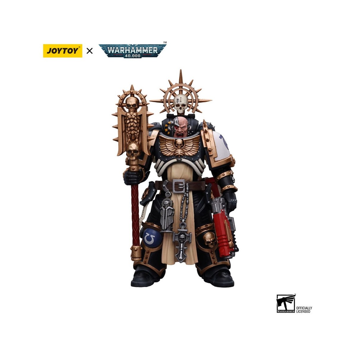 JoyToy Marines Espaciales - Ultramarines - Capellán (Indomitus) 1/18