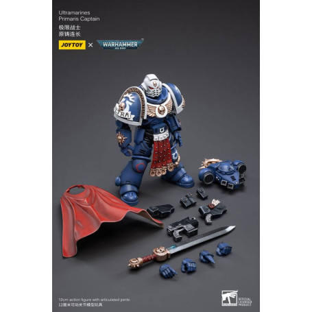 JoyToy Marines Espaciales - Ultramarines - Capitán Primaris 1/18