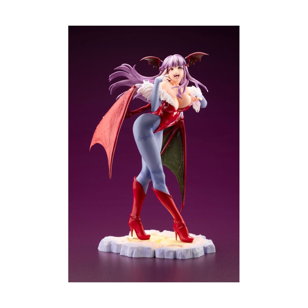 Kotobukiya Darkstalkers Bishoujo Estatuilla de PVC 1/7 Morrigan Edición Limitada