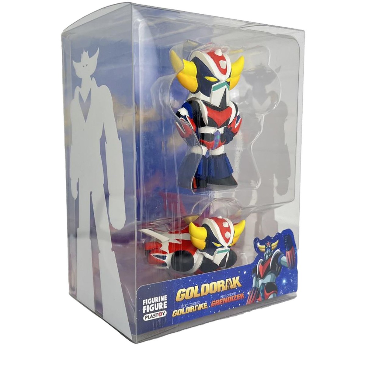 Plastoy - GOLDORAK - Platillo y Goldorak - Juego de pie Spazer & Grendizer
