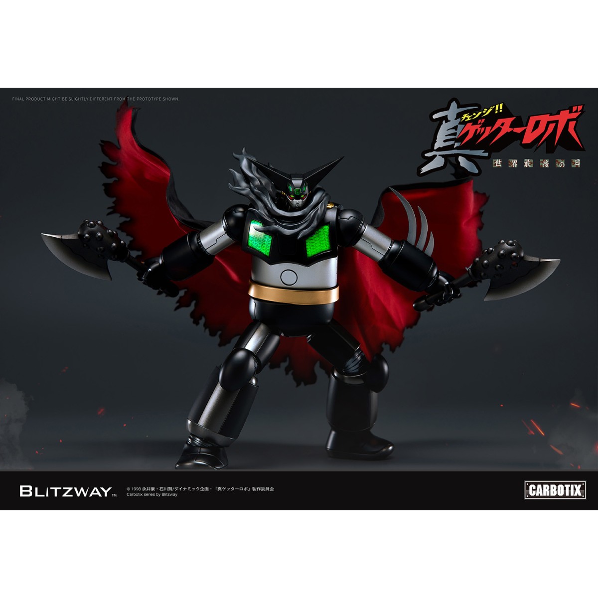 Blitzway Carbotix - BLACK GETTER - Serie de figuras de acción de carbono híbrido