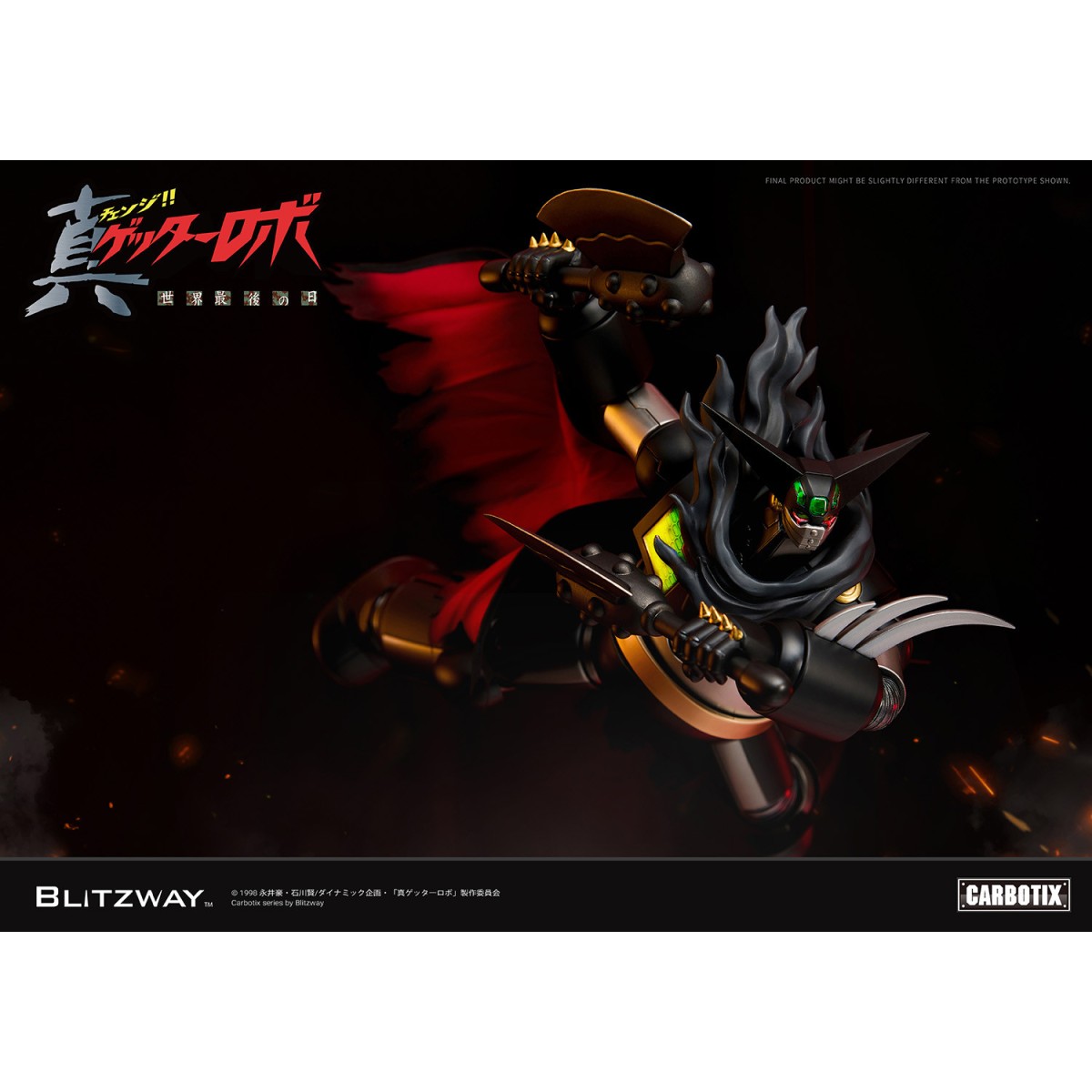 Blitzway Carbotix - BLACK GETTER - Serie de figuras de acción de carbono híbrido