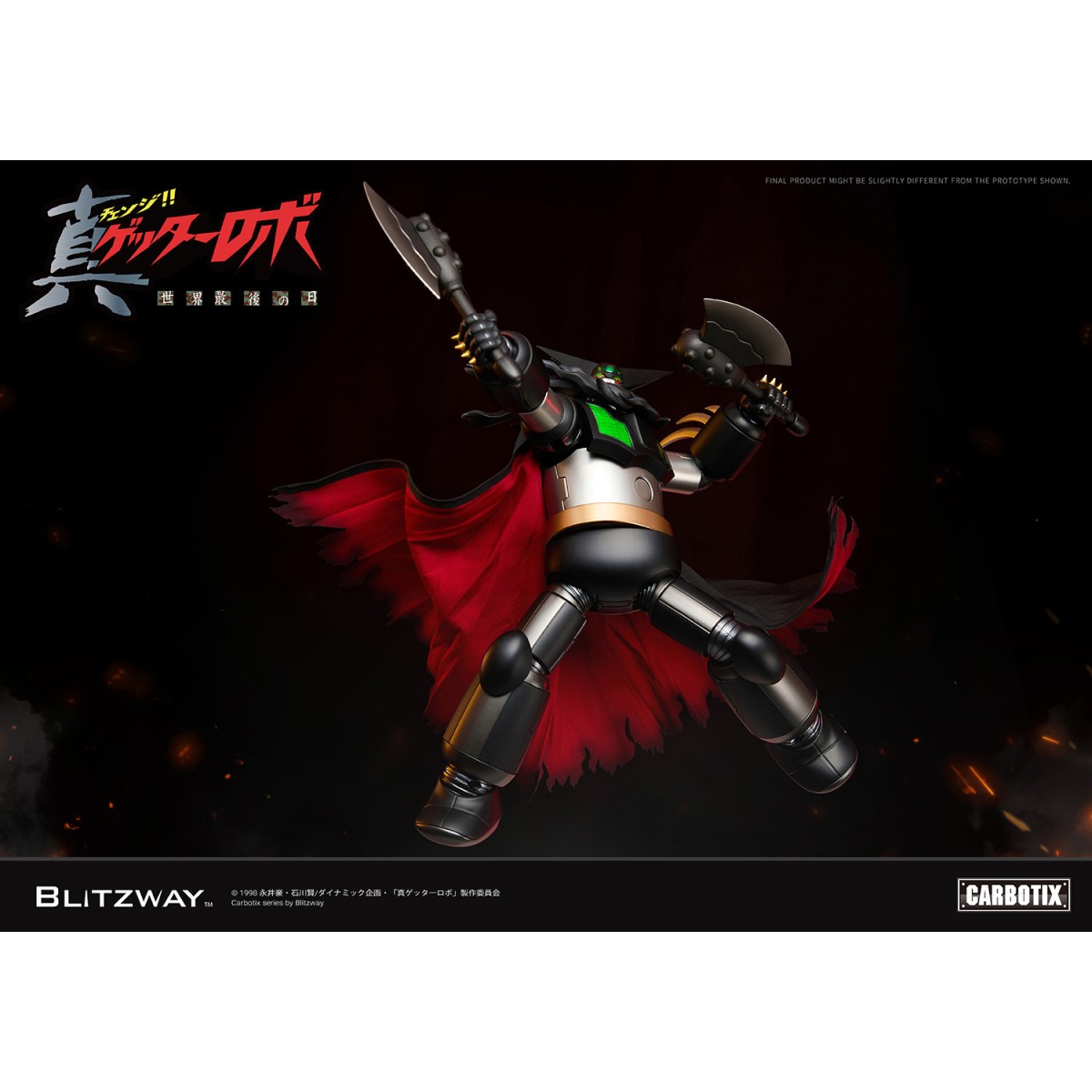 Blitzway Carbotix - BLACK GETTER - Serie de figuras de acción de carbono híbrido