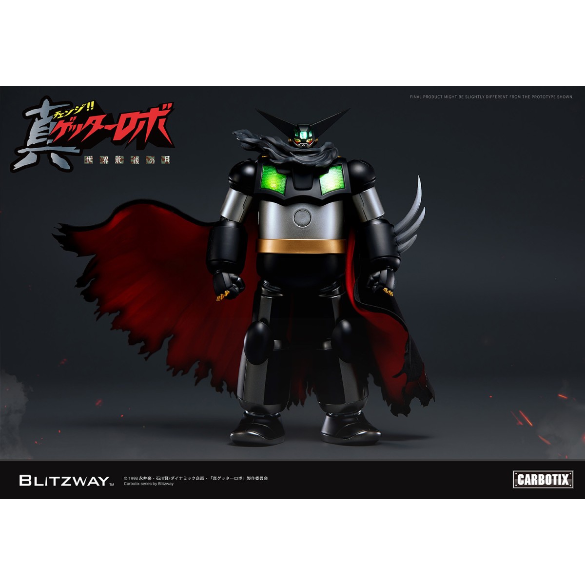 Blitzway Carbotix - BLACK GETTER - Serie de figuras de acción de carbono híbrido