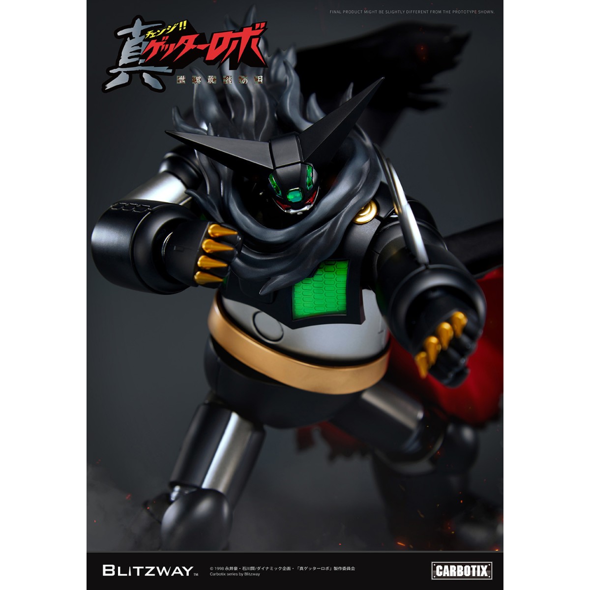 Blitzway Carbotix - BLACK GETTER - Serie de figuras de acción de carbono híbrido
