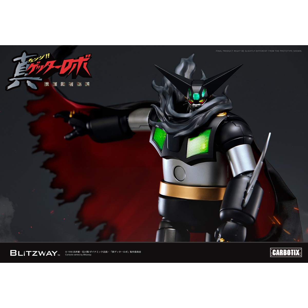 Blitzway Carbotix - BLACK GETTER - Serie de figuras de acción de carbono híbrido