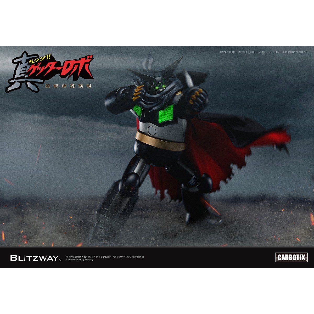 Blitzway Carbotix - BLACK GETTER - Serie de figuras de acción de carbono híbrido