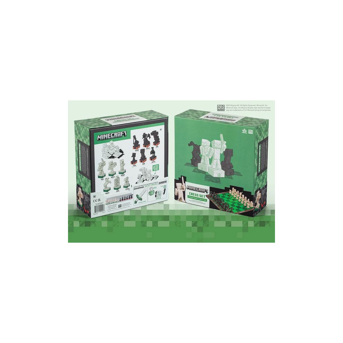 Colección Noble - Juego de Ajedrez Héroes VS Monstruos de Superficie - Minecraft