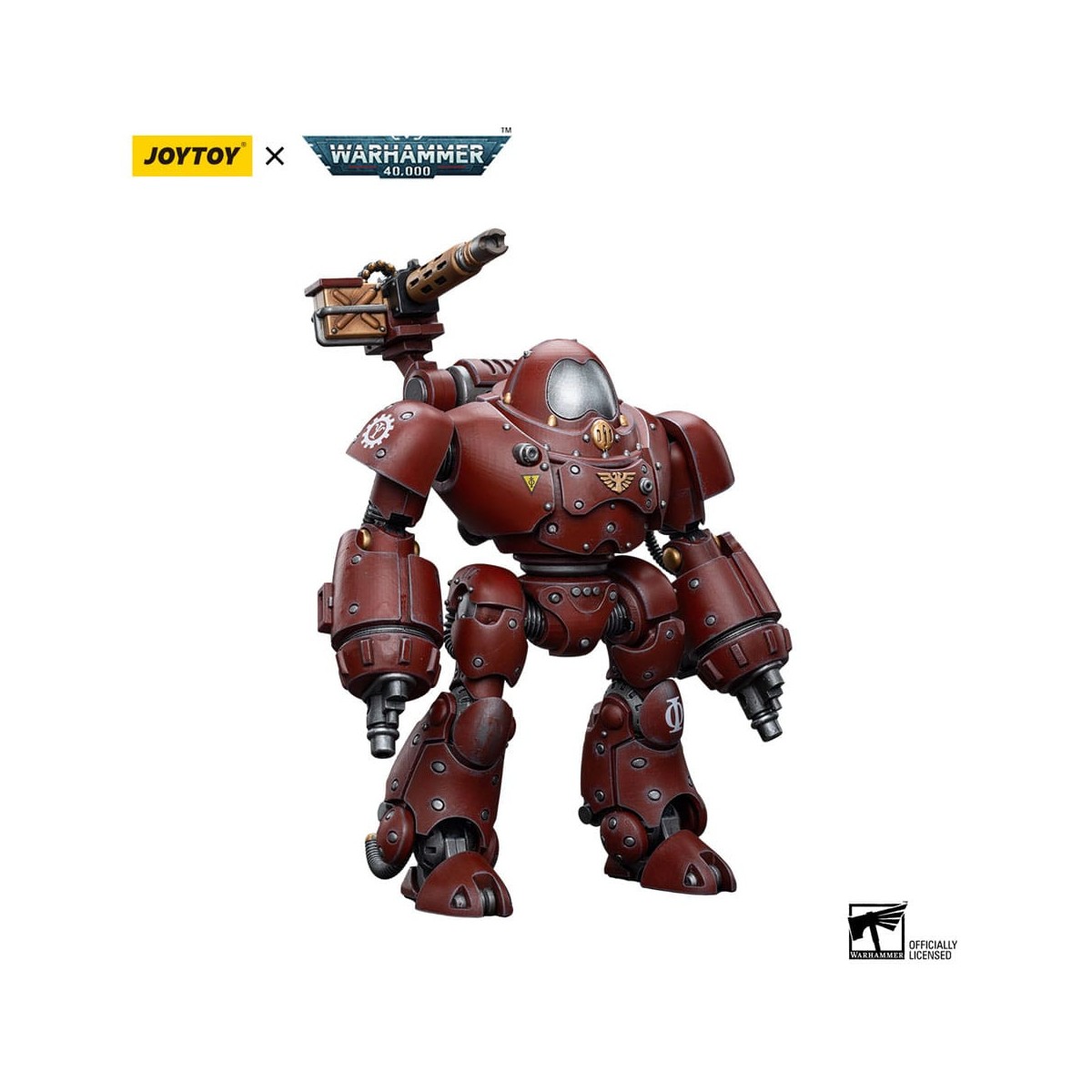 JoyToy Space Marines - Robot Adeptus Mechanicus Kastelan con Blaster de Fósforo Pesado 1/18