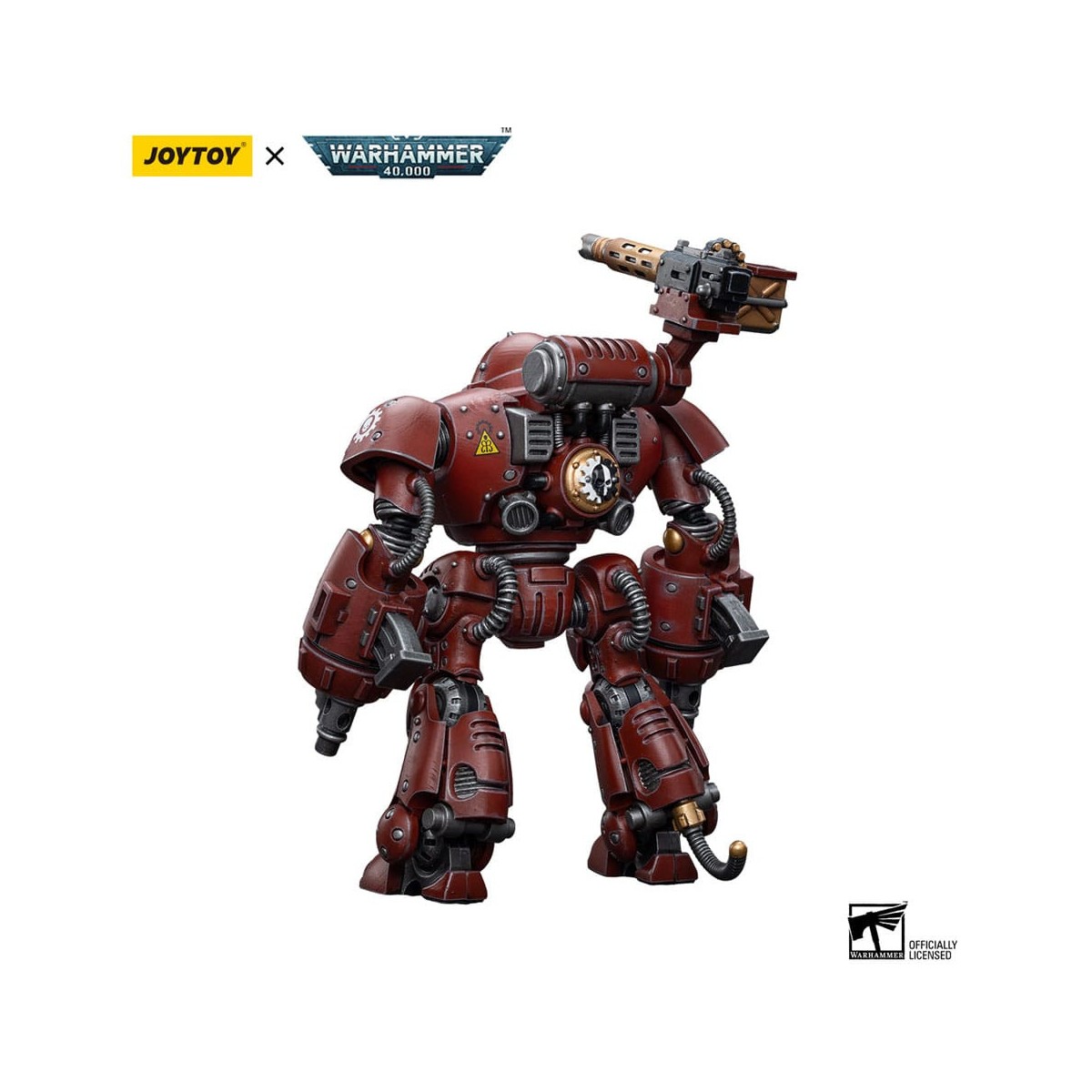 JoyToy Space Marines - Robot Adeptus Mechanicus Kastelan con Blaster de Fósforo Pesado 1/18