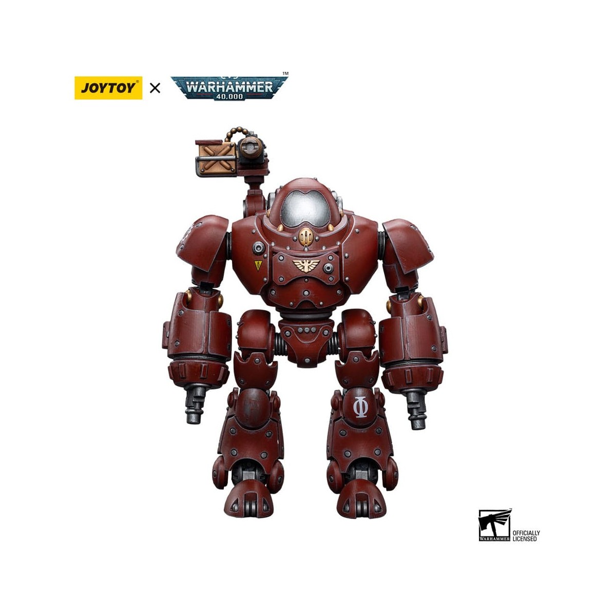 JoyToy Space Marines - Robot Adeptus Mechanicus Kastelan con Blaster de Fósforo Pesado 1/18