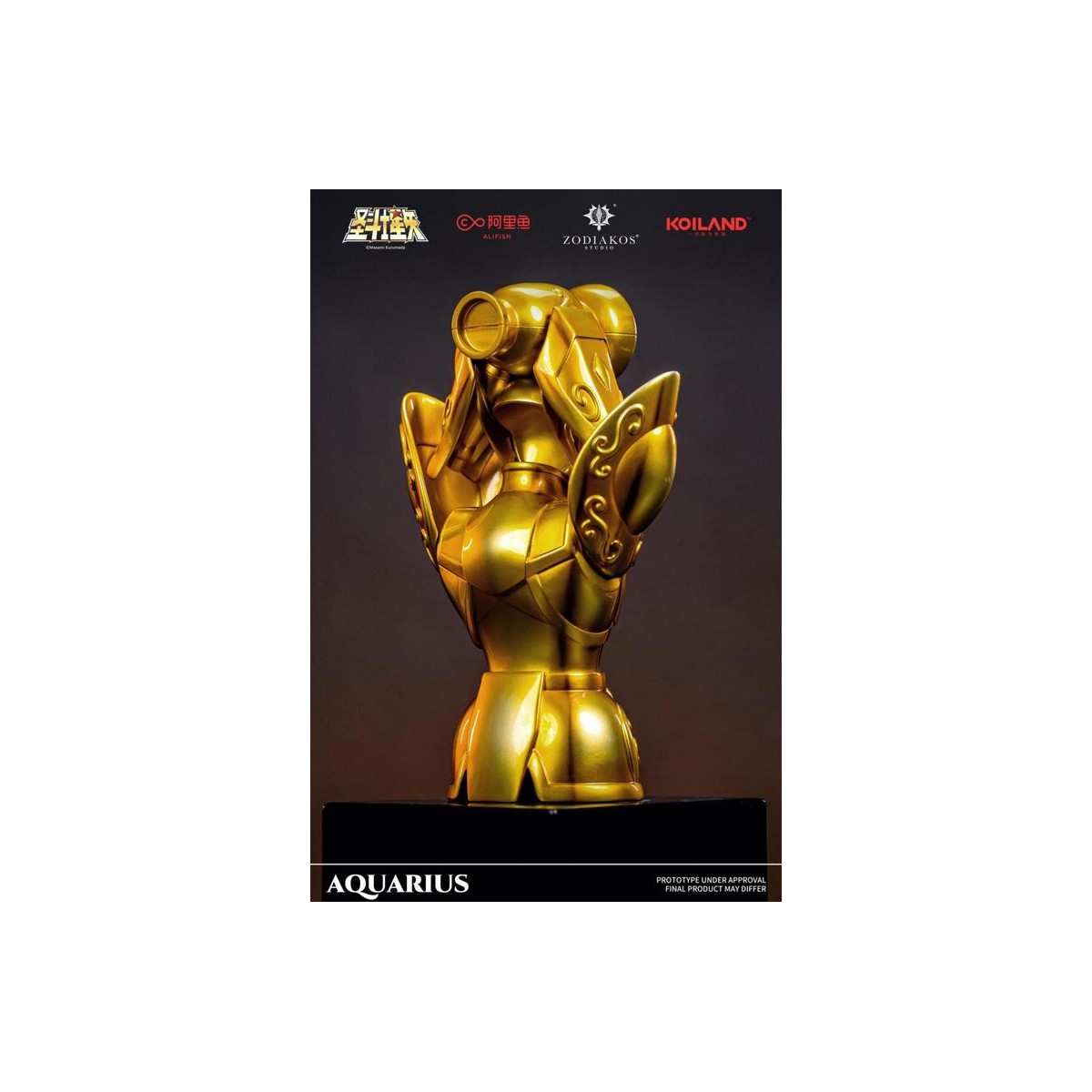 Zodiakos Studio - Tela Acuario - Tótem Acuario 1/6 - Saint Seiya - Estatua Caballeros del Zodiaco