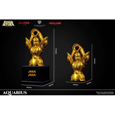 Zodiakos Studio - Tela Acuario - Tótem Acuario 1/6 - Saint Seiya - Estatua Caballeros del Zodiaco