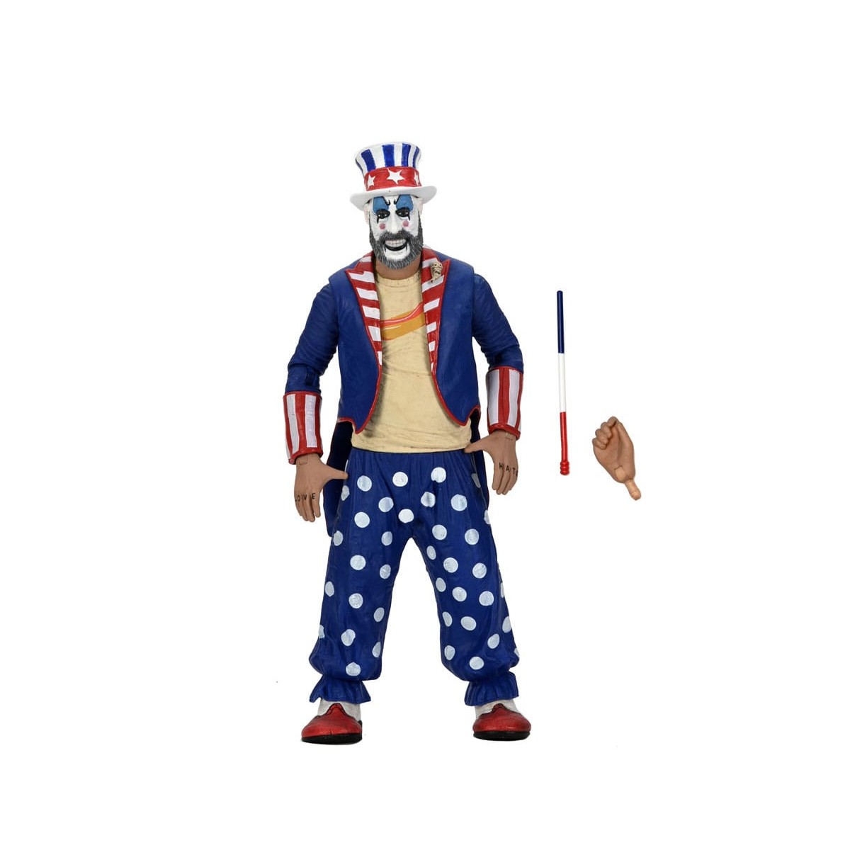 Neca - House of 1000 Corpses Capitán Spaulding (Capa) 20º Aniversario