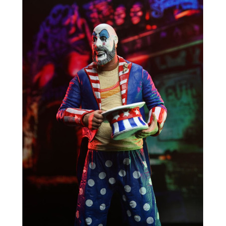 Neca - House of 1000 Corpses Capitán Spaulding (Capa) 20º Aniversario