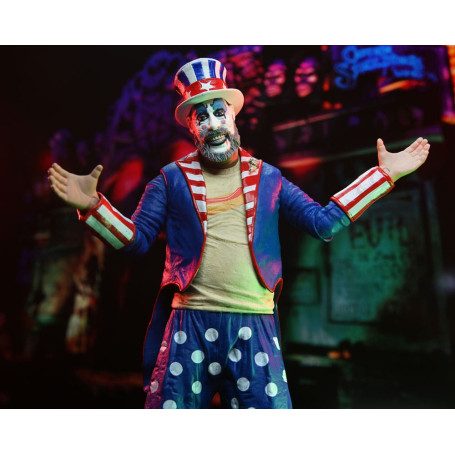 Neca - House of 1000 Corpses Capitán Spaulding (Capa) 20º Aniversario