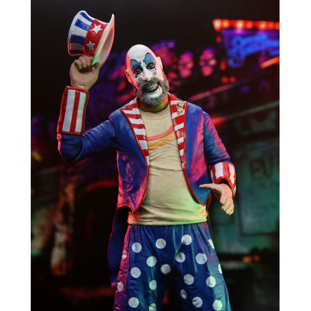 Neca - House of 1000 Corpses Capitán Spaulding (Capa) 20º Aniversario