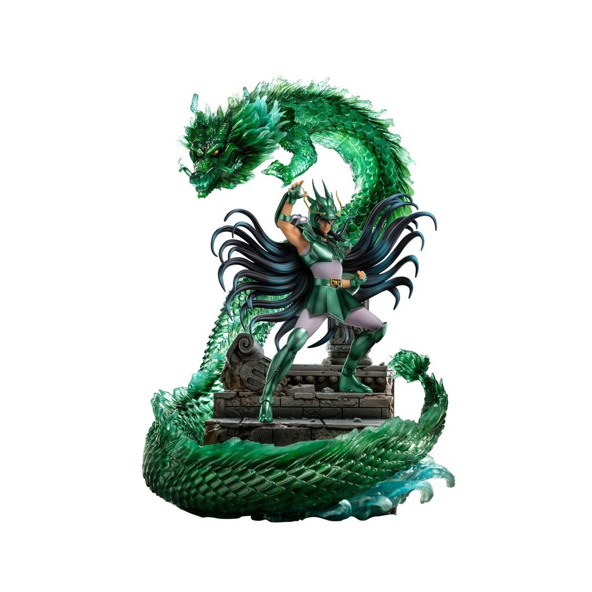 Iron Studios - Saint Seiya - Dragon Shiryu Deluxe Art Scale 1/10 - Los Caballeros del Zodiaco Hyoga el Cisne