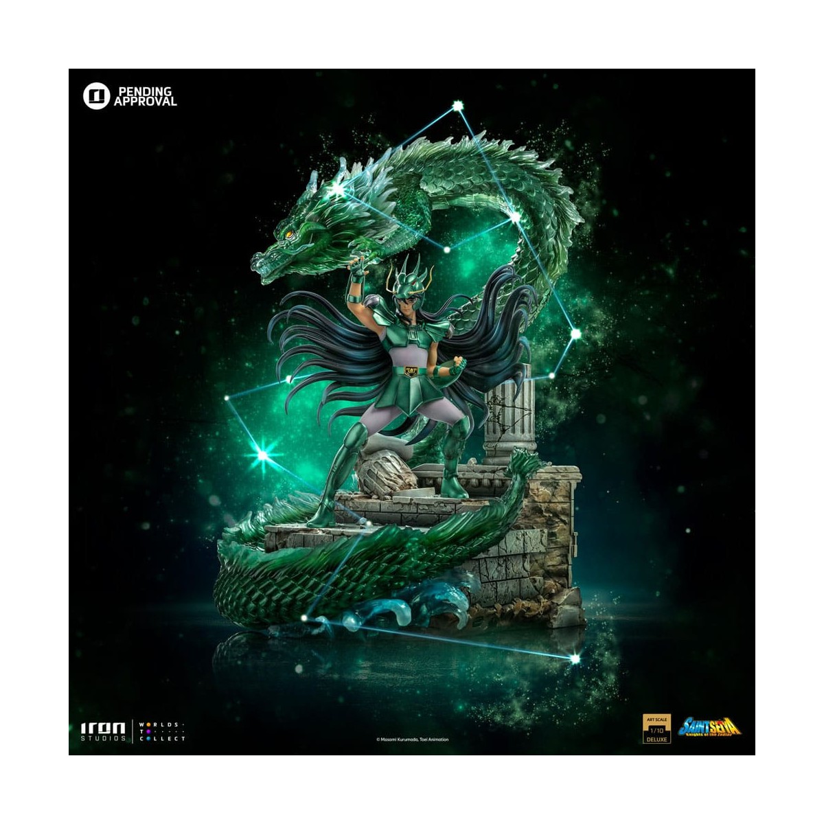 Iron Studios - Saint Seiya - Dragon Shiryu Deluxe Art Scale 1/10 - Los Caballeros del Zodiaco Hyoga el Cisne