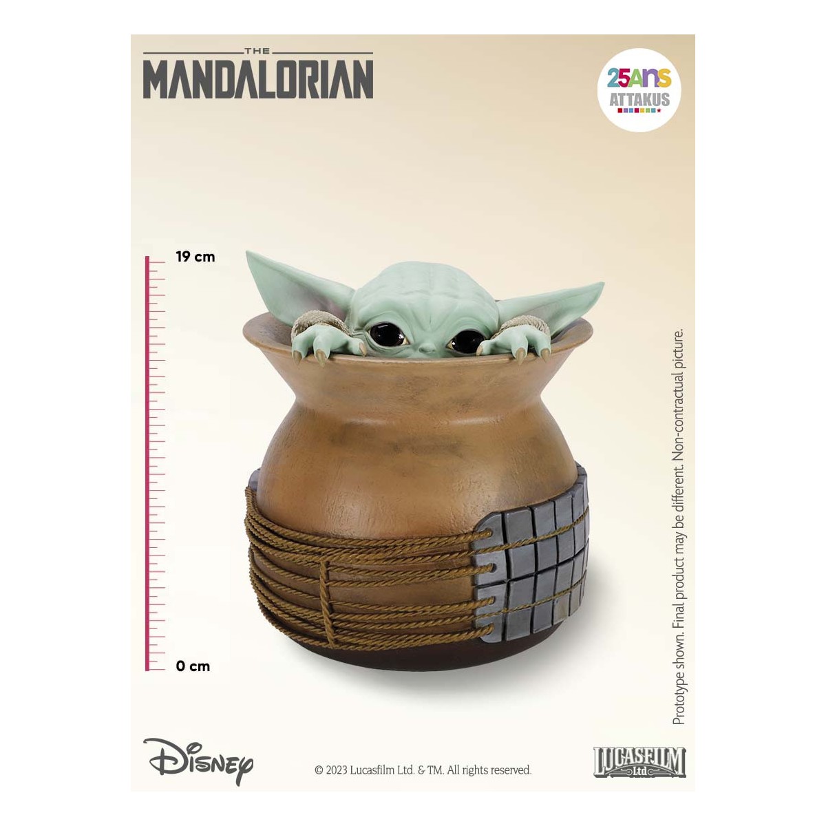 Attakus Starwars - Grogu "In a Jar" 1/2 - The Mandalorian