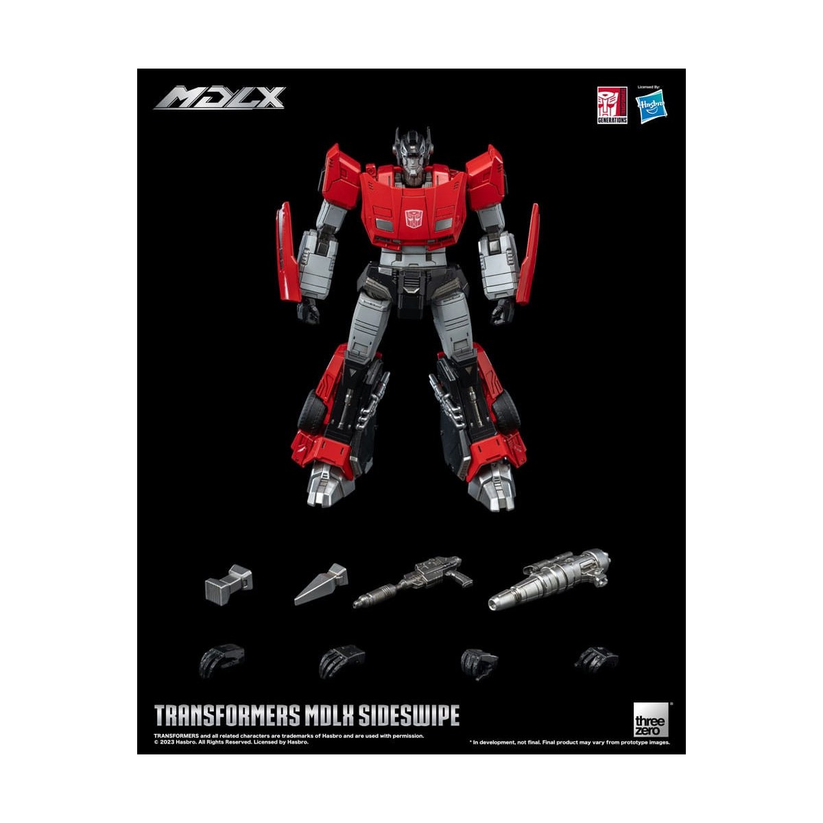 Tres Cero - Transformers MDLX SIDESWIPE