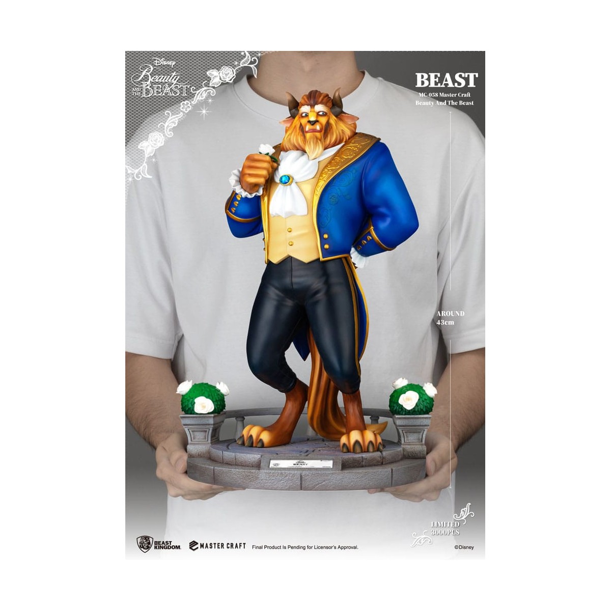 Reino de la Bestia Disney Master Craft - La Bella y la Bestia - Bestia