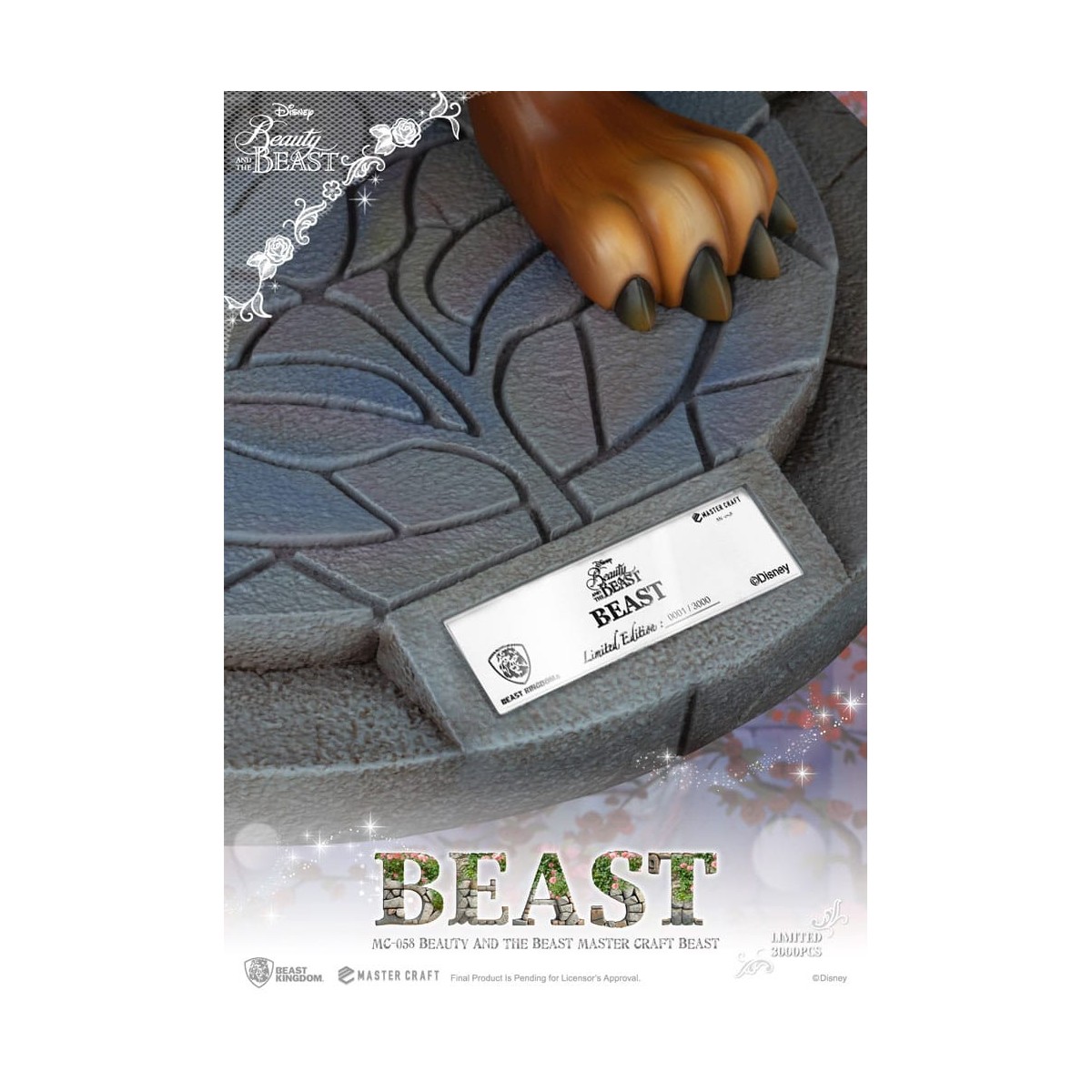 Reino de la Bestia Disney Master Craft - La Bella y la Bestia - Bestia
