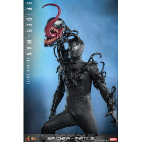 Hot Toys Marvel Spider-Man 2 - Peter Parker Traje Negro - Video Game Masterpiece 1/6